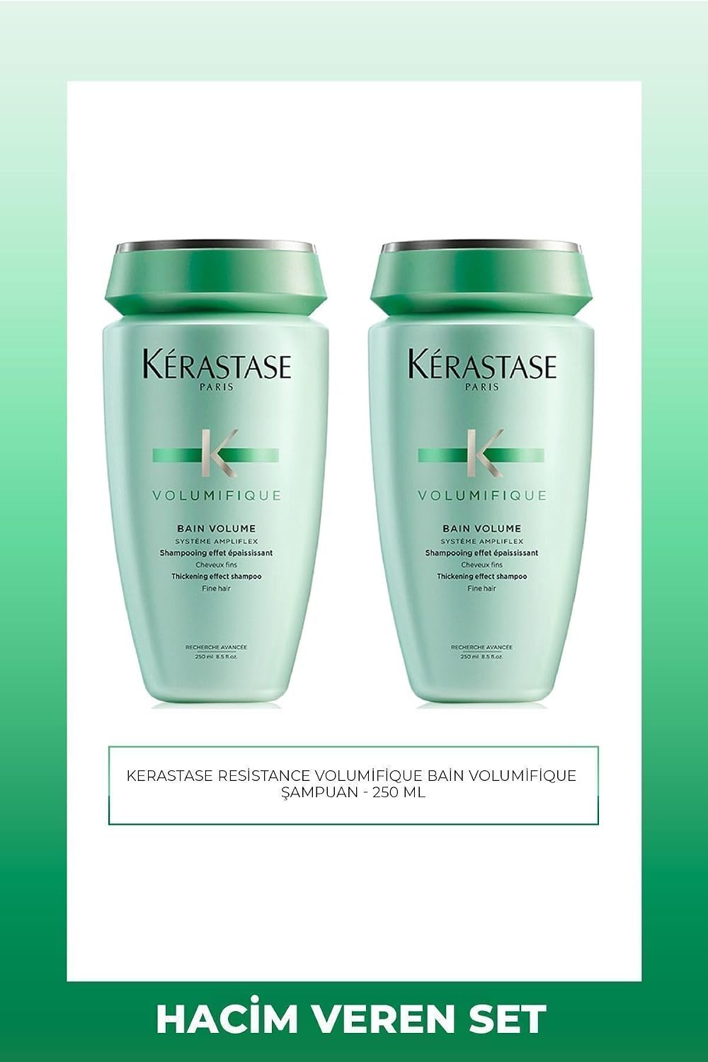 Kerastase Resistance Volumifique Bain Volumifique Hacim Veren Şampuan 250 ml 2 Adet