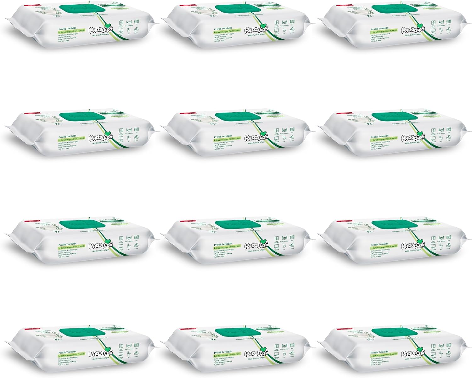 Paddlers Easy Clean Beyaz Sabun Katkılı Yüzey Temizlik Havlusu 840 Yaprak (12x70)