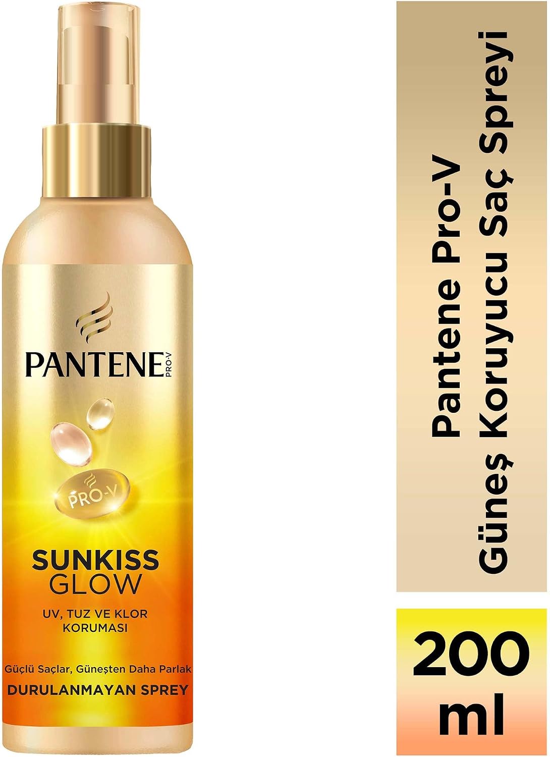 PANTENE Pro-V Sunkiss Glow Güneş Koruyucu Saç Spreyi, 200 ml