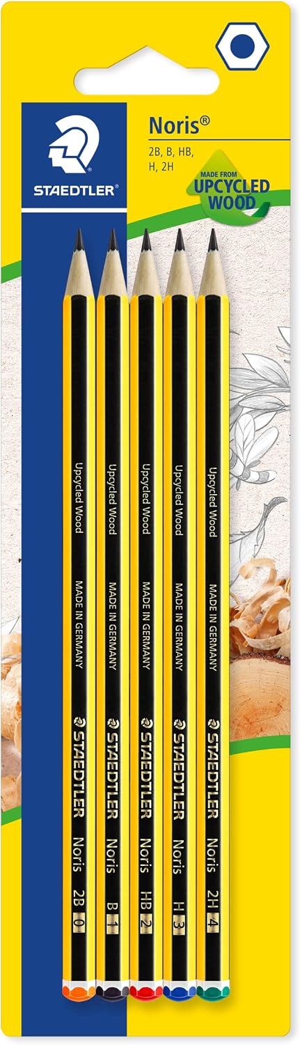 Staedtler 120S Bk5D Noris Kurşun Kalem 5'li Blister 2B, B, Hb, H, 2H