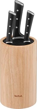 TEFAL Ice Force Ahşap Standlı 3'lü Bıçak Seti