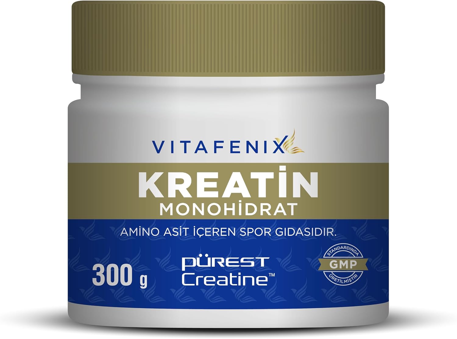 Vitafenix%100 Saf Mikronize Kreatin Monohidrat 300G Toz Sporcu Takviyesi