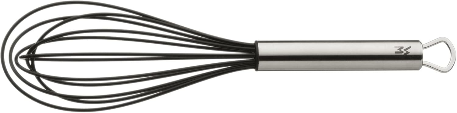 WMF Profi Plus Silikon Telli Çırpıcı, 25 cm, Cromargan® Yüksek Kaliteli Mat Paslanmaz Çelik, 200°C'ye Kadar Isıya Dayanıklı, Bulaşık Makinesinde Yıkanabilir